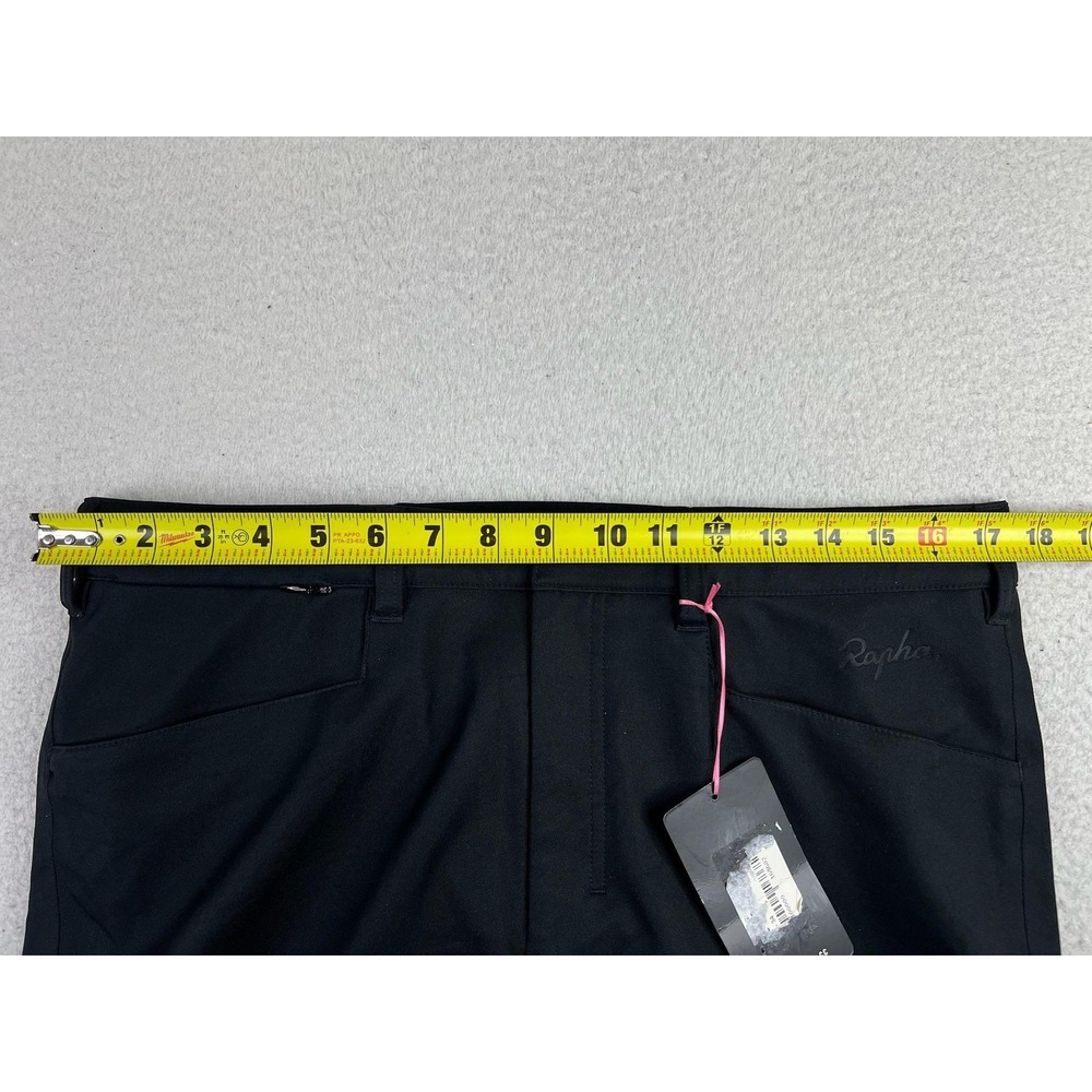 Rapha Softshell Trousers Mens 34x32 Black Winter Cycling Stretch Zip Pocket NEW - Picture 6 of 10